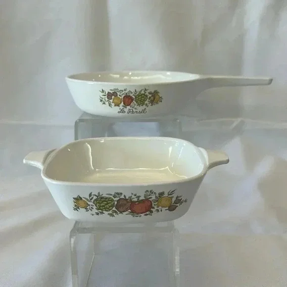 Vintage Corning Ware Le Persil Spice Of Life Bakeware Dishes P-83-B P-41-B - Picture 3 of 8